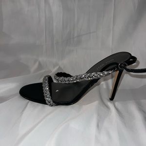 Nine West Size 12 & 13 Talips Heels - Heel 5” Rhinestones Buckle B3